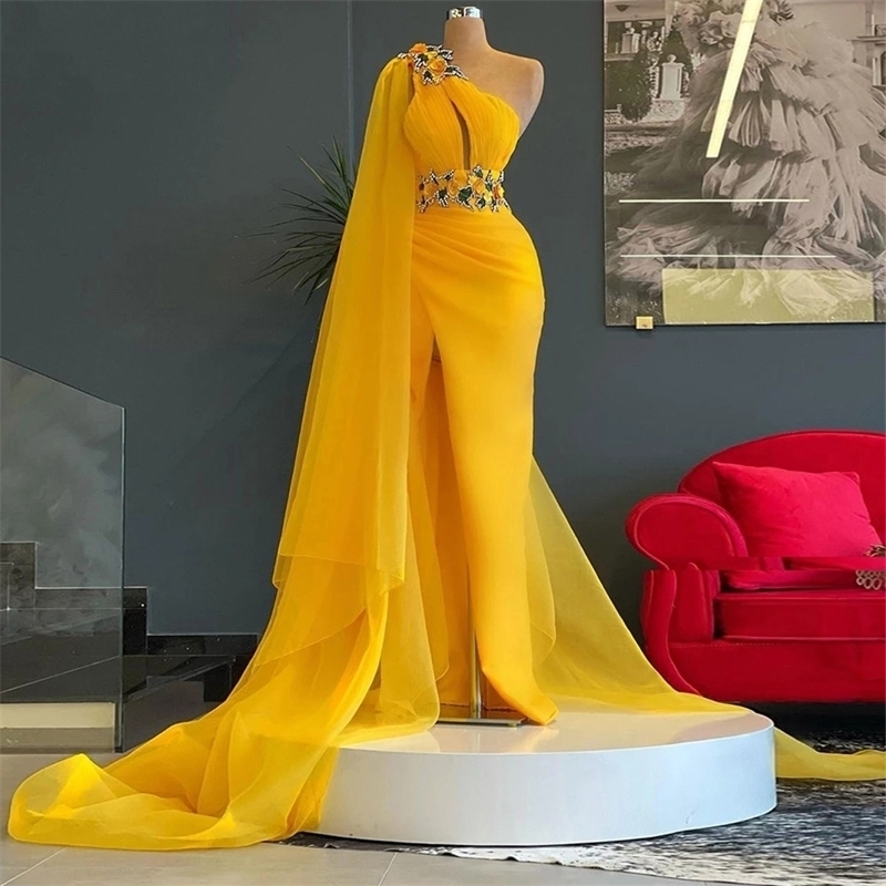 Party Dresses BridalAffair High Quality Yellow Prom Dress One Shoulder Appliques Slit Tulle Plus Size Women Long Formal Evening Gowns 221021, Black
Party Dresses BridalAffair High Quality Yellow Prom Dress One Shoulder Appliques Slit Tulle Plus Size Women Long Formal Evening Gowns 221021, Black