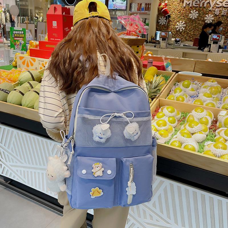 School Bags Fashion Female Kawaii Backpacks Laptop Mesh Bagpack Girls Cute Travel Student Book Bag Ladies Nylon College Back Packs Trendy, Black
School Bags Fashion Female Kawaii Backpacks Laptop Mesh Bagpack Girls Cute Travel Student Book Bag Ladies Nylon College Back Packs Trendy, Black