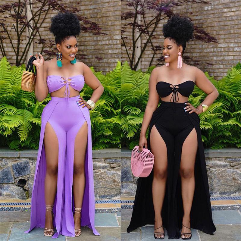 Women' Two Piece Pants VAZN 2022 Top Quality Chiffon Solid Sexy Young Strapless Sleeveless Long Wide Leg Pant Hollow Out Free Fashion Women, Black
Women' Two Piece Pants VAZN 2022 Top Quality Chiffon Solid Sexy Young Strapless Sleeveless Long Wide Leg Pant Hollow Out Free Fashion Women, Black