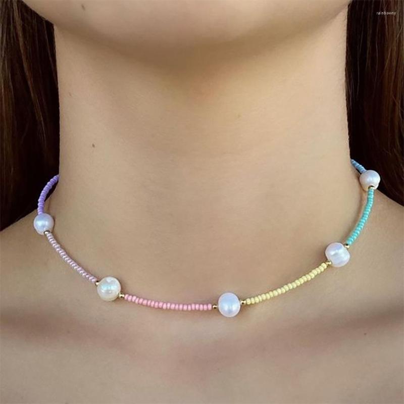 Choker Vlen Simulated Pearls Beaded Colorful Beads Necklace For Women Girl Cute Jewelry Ins Fashion Necklaces Boho Jewellery
Choker Vlen Simulated Pearls Beaded Colorful Beads Necklace For Women Girl Cute Jewelry Ins Fashion Necklaces Boho Jewellery