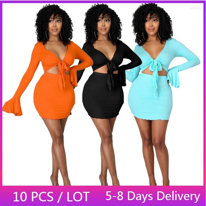 Work Dresses Wholesale Items Skinny Womens Two Piece Sets Spring Clubwear Sexy Outfits For Women Long Sleeve Bandage Crop Top Mini Skirts, Black
Work Dresses Wholesale Items Skinny Womens Two Piece Sets Spring Clubwear Sexy Outfits For Women Long Sleeve Bandage Crop Top Mini Skirts, Black