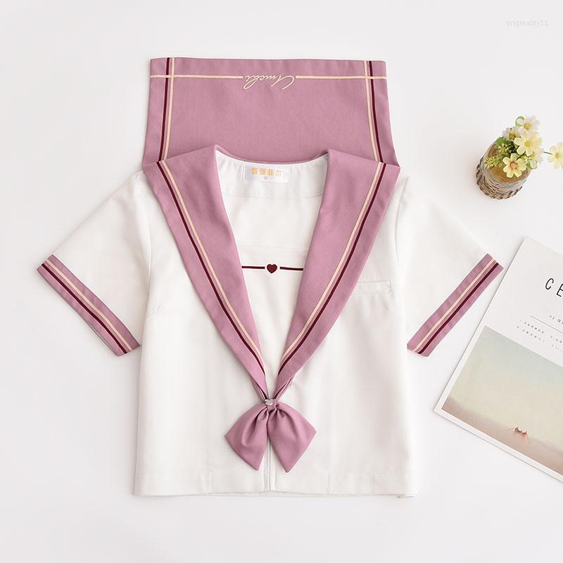 Clothing Sets JK Uniform School Suit Japanese Orthodox Kansai Long-Sleeved College Spring Pleated Skirt Embroidered Sailor Women
Clothing Sets JK Uniform School Suit Japanese Orthodox Kansai Long-Sleeved College Spring Pleated Skirt Embroidered Sailor Women