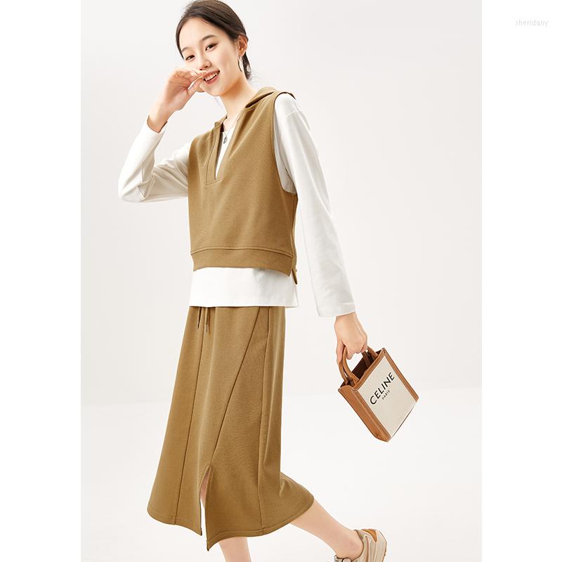 Work Dresses SHUCHAN 3 Piece Set Skirt Sets Cotton Spandex Polyester Casual Crop Top T-shirt With Long Sleeve Skirts Autumn/Winter, 96
Work Dresses SHUCHAN 3 Piece Set Skirt Sets Cotton Spandex Polyester Casual Crop Top T-shirt With Long Sleeve Skirts Autumn/Winter, 96