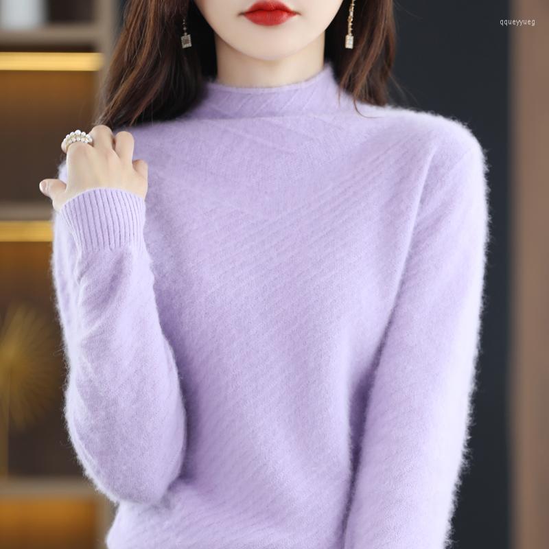Women' Sweaters Mink Velvet Knitted Sweater Women' Rolled Half Turtleneck Pullover Chic Long Sleeve 2022 Autumn And Winter Light, Beige
Women' Sweaters Mink Velvet Knitted Sweater Women' Rolled Half Turtleneck Pullover Chic Long Sleeve 2022 Autumn And Winter Light, Beige