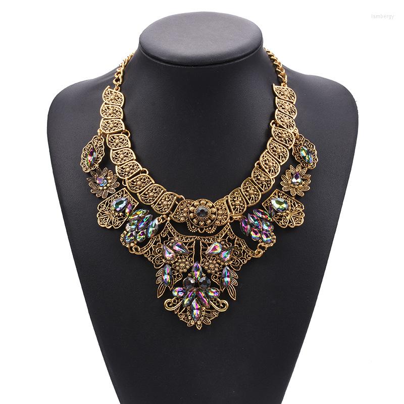 Chains BK Fashion Bib Necklace Handmade Multi-color Crystal Collar Choker Chunky Statement Pendant Woman Jewelry Chain
Chains BK Fashion Bib Necklace Handmade Multi-color Crystal Collar Choker Chunky Statement Pendant Woman Jewelry Chain