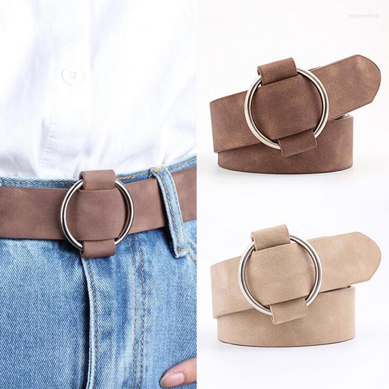 Belts Women Pu Leather Belt Fashion Round Metal Buckle Leisure Dress Jeans Wild Without Pin Strap All-Match Lady Adjustable, Pink
Belts Women Pu Leather Belt Fashion Round Metal Buckle Leisure Dress Jeans Wild Without Pin Strap All-Match Lady Adjustable, Pink