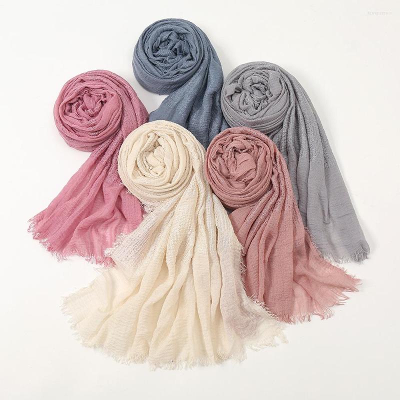 Scarves 90-180CM Women Autumn And Winter Crumpled Monochrome Cotton Scarf 20 Colors Women's Bubble Solid Color Long Headscarf
Scarves 90-180CM Women Autumn And Winter Crumpled Monochrome Cotton Scarf 20 Colors Women's Bubble Solid Color Long Headscarf