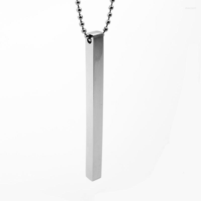 Pendant Necklaces 4mm 50mm Blank Cube Stainless Steel Rodlike Necklace DIY Logo Fashion Jewelry Accessories
Pendant Necklaces 4mm 50mm Blank Cube Stainless Steel Rodlike Necklace DIY Logo Fashion Jewelry Accessories