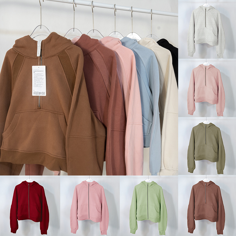 Yoga lululemens womens Hoodies wear half zipper designers womens hoodie sweater sports round neck long sleeve outdoor Trend of the loose sweatshirt winter
Yoga lululemens womens Hoodies wear half zipper designers womens hoodie sweater sports round neck long sleeve outdoor Trend of the loose sweatshirt winter