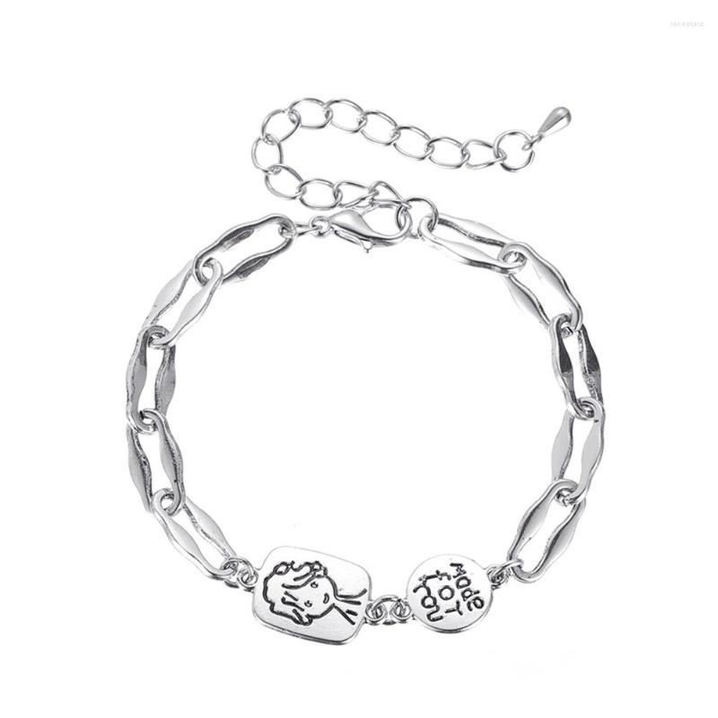 Link Bracelets Yo Fashion Retro Thick Chain Cartoon Harajuku Little Prince Avatar Bracelet For Women Girl Accessories Jewelry Wholesale
Link Bracelets Yo Fashion Retro Thick Chain Cartoon Harajuku Little Prince Avatar Bracelet For Women Girl Accessories Jewelry Wholesale