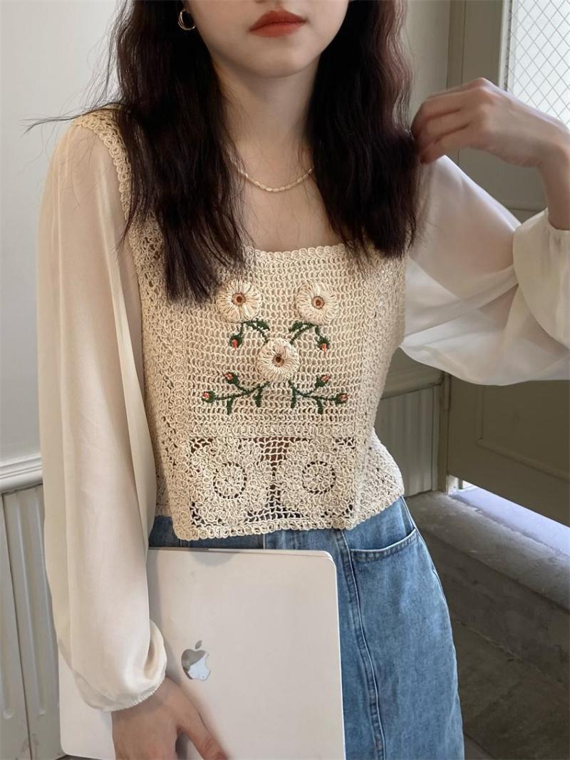Women's Blouses Alien Kitty Korea Florals Women Square Collar Chic 2022 Summer Stylish Casual Embroidery Lace Sweet Girls Tops, White
Women's Blouses Alien Kitty Korea Florals Women Square Collar Chic 2022 Summer Stylish Casual Embroidery Lace Sweet Girls Tops, White