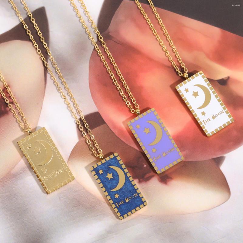 Chains 2022 Vintage Dripping Oil Tarot Cards Necklaces For Women Men Goth Moon Charms Choker Necklace Stainless Steel Jewelry Gif
Chains 2022 Vintage Dripping Oil Tarot Cards Necklaces For Women Men Goth Moon Charms Choker Necklace Stainless Steel Jewelry Gif
