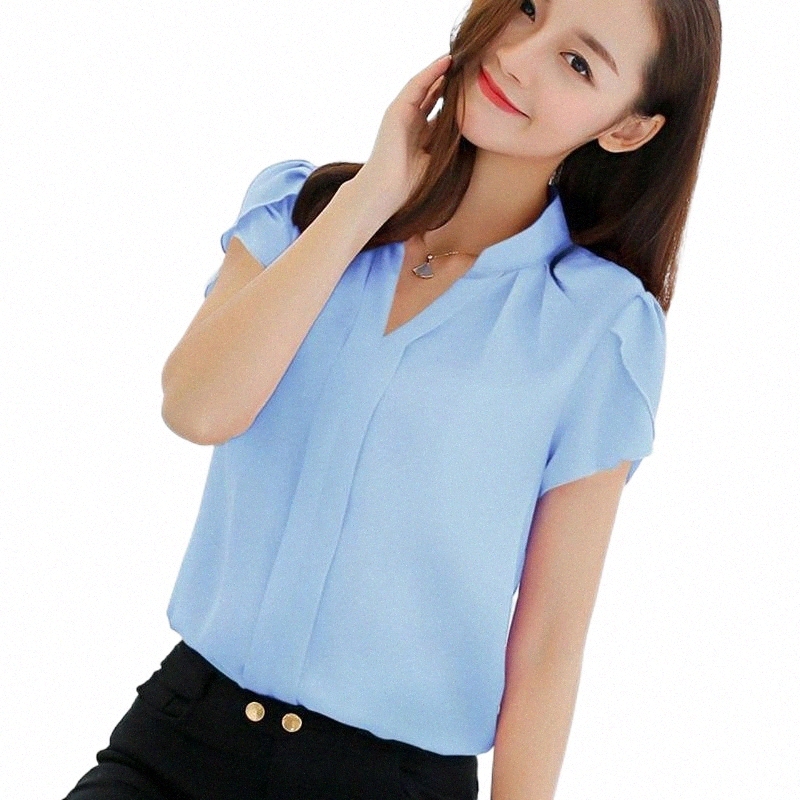 women Chiffon Shirt Femininas Blouse Tops Short Sleeve Elegant Ladies Formal Office Plus Size 3XL Clothing Women's Blouses & Shirts D1yc#, Beige white
women Chiffon Shirt Femininas Blouse Tops Short Sleeve Elegant Ladies Formal Office Plus Size 3XL Clothing Women's Blouses & Shirts D1yc#, Beige white