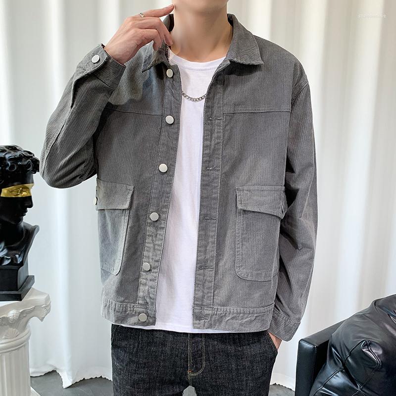 Men's Jackets Est Design Corduroy Jacket Men Casual Coat Autumn Slim Fit Double Pockets Comfortable Grey Outerwear 3XL, Black
Men's Jackets Est Design Corduroy Jacket Men Casual Coat Autumn Slim Fit Double Pockets Comfortable Grey Outerwear 3XL, Black