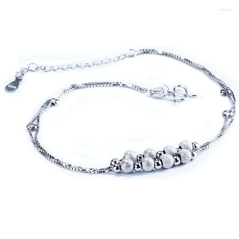 Anklets Sinya 925 Sterling Silver Lucky Beads For Women Girls Lover Gift 22cm 5cm Korean Creative Features Matte Design
Anklets Sinya 925 Sterling Silver Lucky Beads For Women Girls Lover Gift 22cm 5cm Korean Creative Features Matte Design