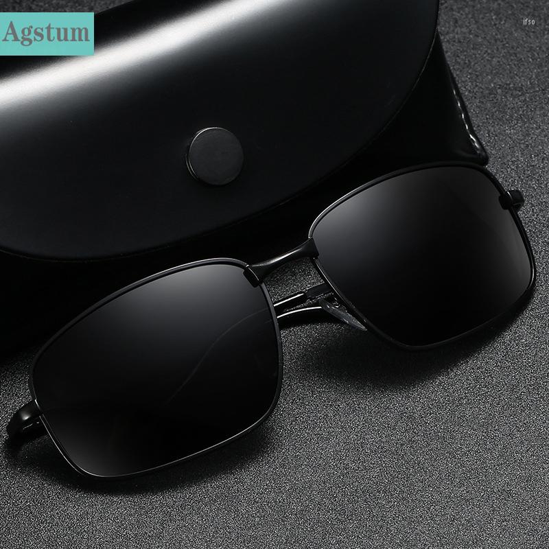 Sunglasses Agstum Spring Hinge Men Polarized Narrow Rectangle Metal Frame Driving Sun Glasses
Sunglasses Agstum Spring Hinge Men Polarized Narrow Rectangle Metal Frame Driving Sun Glasses
