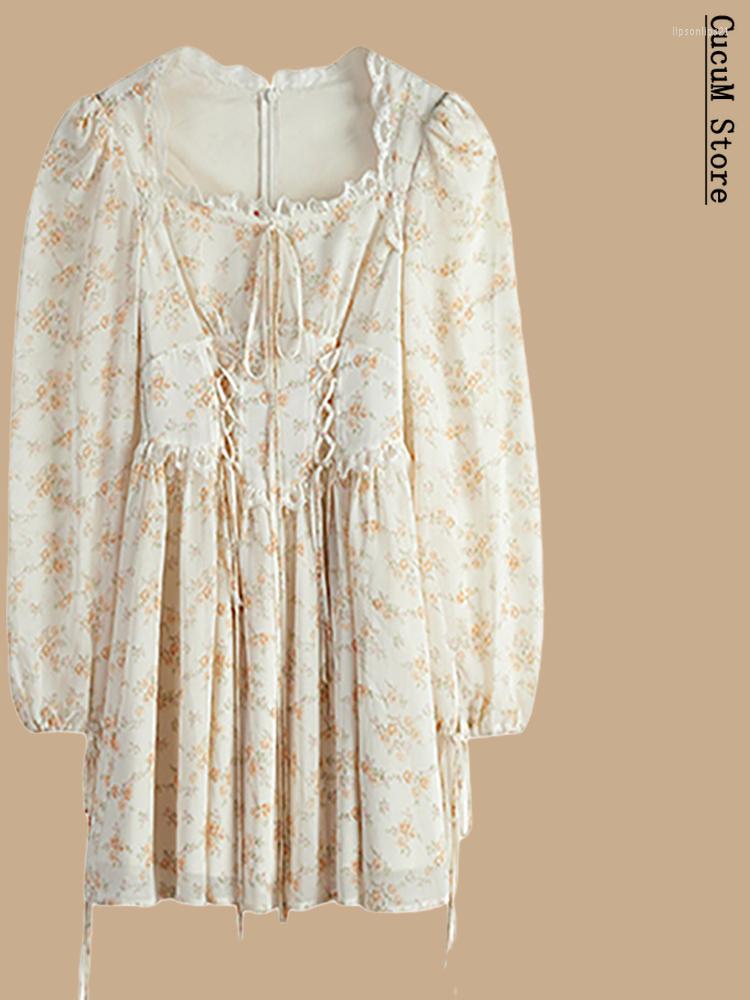 Casual Dresses One Piece Dress Korean Sweet Vintage Floral Party Female Long Sleeve 2022 Spring Elegant Y2k Midi Women Lace, Mini dress
Casual Dresses One Piece Dress Korean Sweet Vintage Floral Party Female Long Sleeve 2022 Spring Elegant Y2k Midi Women Lace, Mini dress