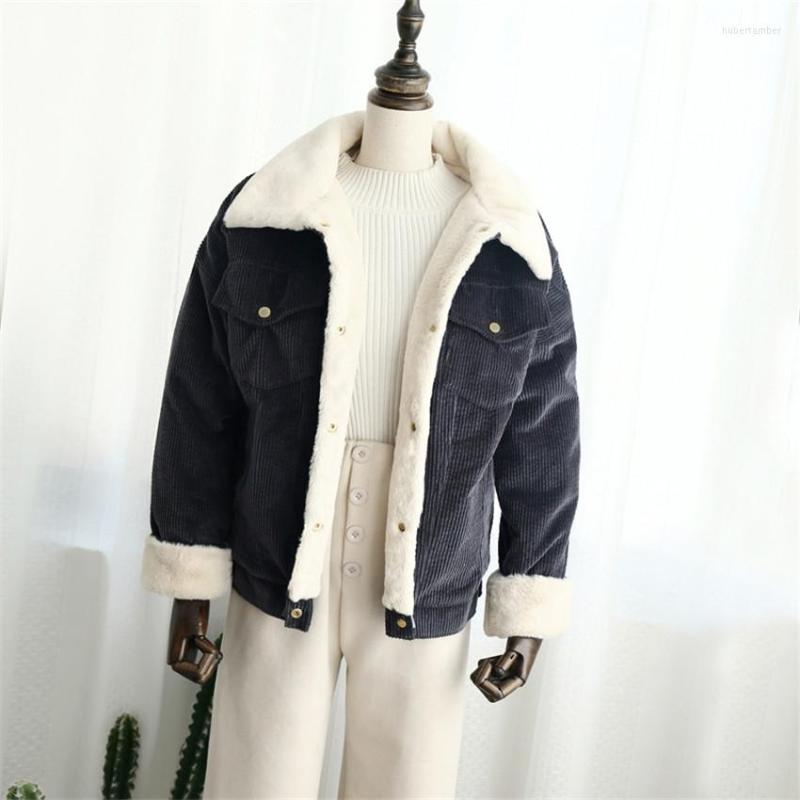 Women's Vests Gowyimmes Autumn Winter Women Corduroy Coat Thick Add Velvet Coats Long Sleeve Jacket Female Warm Parkas Outwear PD527, Dark grey
Women's Vests Gowyimmes Autumn Winter Women Corduroy Coat Thick Add Velvet Coats Long Sleeve Jacket Female Warm Parkas Outwear PD527, Dark grey