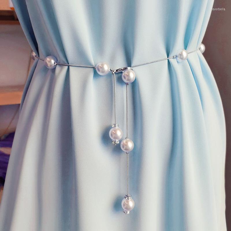 Belts Elegant Pearl Women's Belt Simple Adjustable Metal Thin Chain For Ladies Dress Skinny Designer Waistband Decorative Jewelry, Silver
Belts Elegant Pearl Women's Belt Simple Adjustable Metal Thin Chain For Ladies Dress Skinny Designer Waistband Decorative Jewelry, Silver