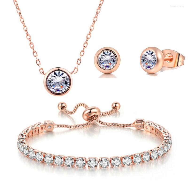 Necklace Earrings Set Classic OL Shiny 4 Colors Zircon For Women Bracelet Charm Engagement Party Gift Fashion Jewelry, Picture shown
Necklace Earrings Set Classic OL Shiny 4 Colors Zircon For Women Bracelet Charm Engagement Party Gift Fashion Jewelry, Picture shown