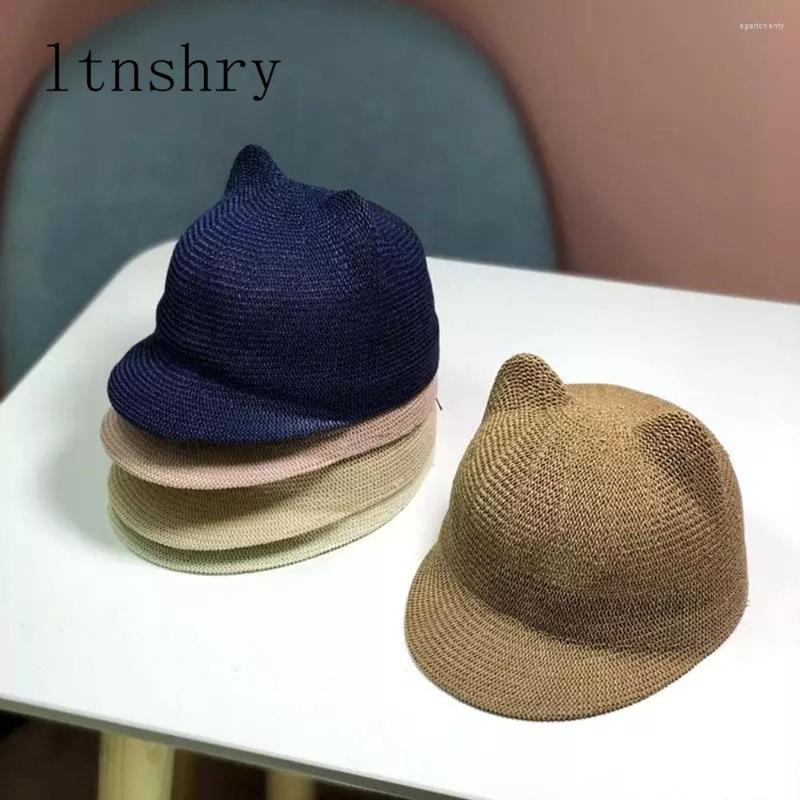 Berets Straw Baby Cap For Boy Girl Solid Summer Sun Hat Breathable With Ears Beach Kids Snapback Hats Children Baseball
Berets Straw Baby Cap For Boy Girl Solid Summer Sun Hat Breathable With Ears Beach Kids Snapback Hats Children Baseball