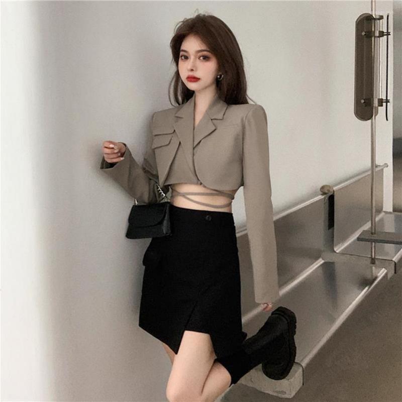 Two Piece Dress 2 Pcs/Set Autumn Blazer Skirt Suit Trendy Crops Women Coat Set Retro High Street For Parties, Black
Two Piece Dress 2 Pcs/Set Autumn Blazer Skirt Suit Trendy Crops Women Coat Set Retro High Street For Parties, Black