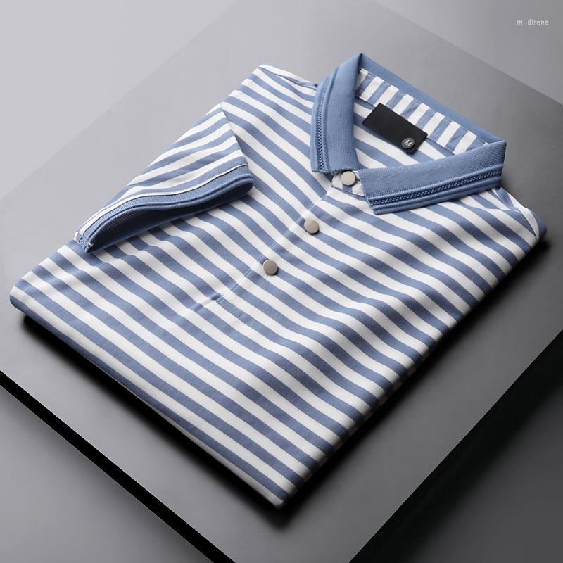 Men's Polos Summer 2022 Fashion Striped Casual Turn Down Collar Long Sleeve Polo Shirts Men Top Clothes Male Shirt A42, Black
Men's Polos Summer 2022 Fashion Striped Casual Turn Down Collar Long Sleeve Polo Shirts Men Top Clothes Male Shirt A42, Black