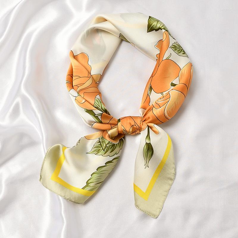 Scarves Elegant Square Silk Scarf For Women Neckerchief Female Shawl Satin Hijab Wraps Hair Bands 2022 Luxury Flowers Headband Bandana
Scarves Elegant Square Silk Scarf For Women Neckerchief Female Shawl Satin Hijab Wraps Hair Bands 2022 Luxury Flowers Headband Bandana