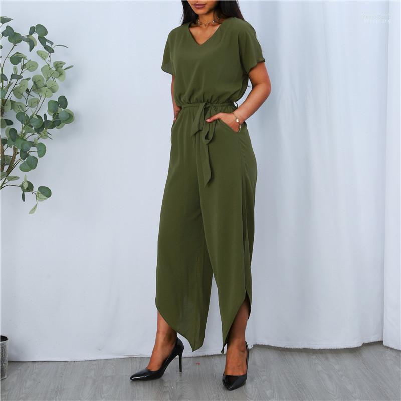 Women' Jumpsuits Women' & Rompers 2022 Jumpsuit Autumn Temperament Commuter Fashion Capable Bandage Waist Irregular Wide Leg, Green
Women' Jumpsuits Women' & Rompers 2022 Jumpsuit Autumn Temperament Commuter Fashion Capable Bandage Waist Irregular Wide Leg, Green