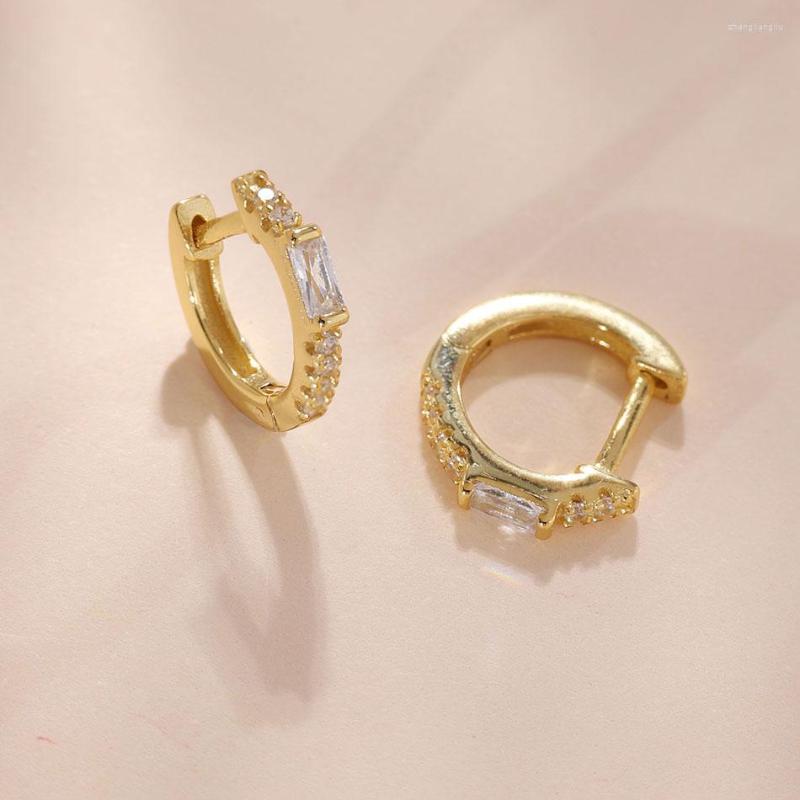 Hoop Earrings 925 Sterling Silver Square Crystal 18K Gold Plated Elegant Geometric Jewelry For Women Classic Gift
Hoop Earrings 925 Sterling Silver Square Crystal 18K Gold Plated Elegant Geometric Jewelry For Women Classic Gift