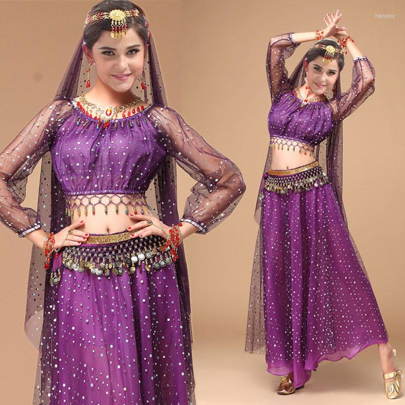 Stage Wear 4pcs Set Woman Egypt Performance Sexy Belly Dance Costume Triba Gypsy Bellydance Women Dancing, Blue
Stage Wear 4pcs Set Woman Egypt Performance Sexy Belly Dance Costume Triba Gypsy Bellydance Women Dancing, Blue