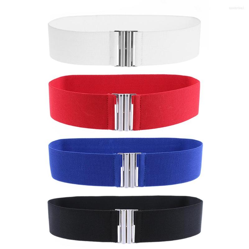 Belts Fashion Women Leather Wide Silver Stretchy Elastic Waistband Waist Buckle Stretch Corset Spring And Summer Dresses, Red
Belts Fashion Women Leather Wide Silver Stretchy Elastic Waistband Waist Buckle Stretch Corset Spring And Summer Dresses, Red