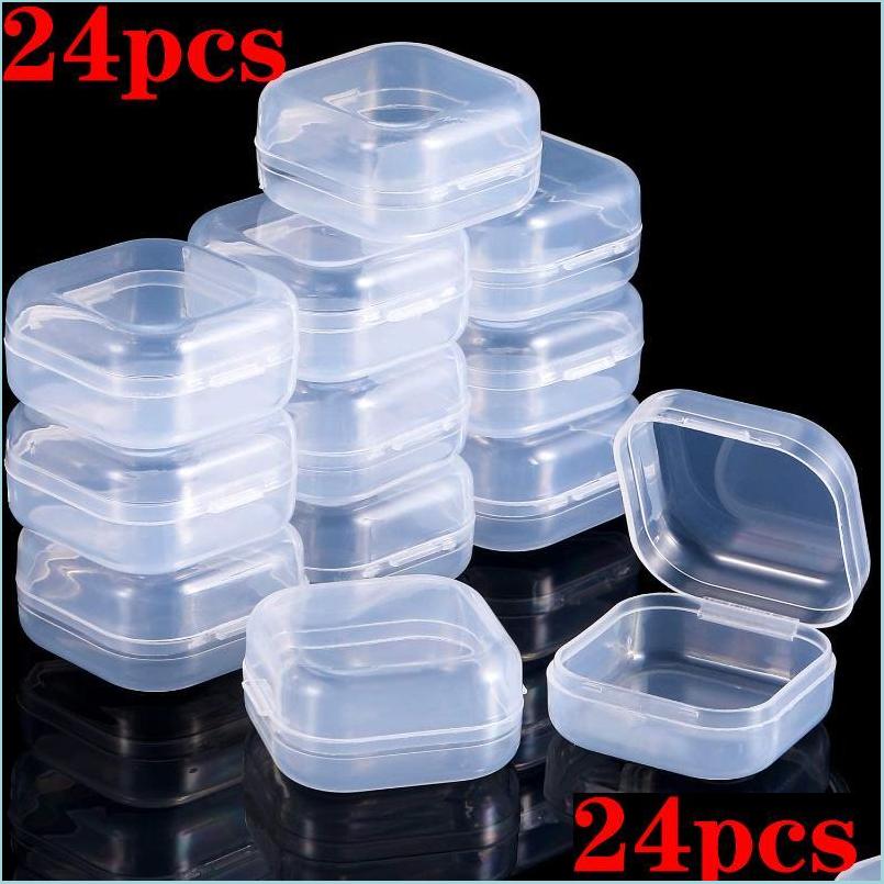 Jewelry Pouches Bags Jewelry Pouches Bags 24Pcs Small Clear Plastic Beads Storage Containers Box With Hinged Lid For Of Items Craft Dhz74
Jewelry Pouches Bags Jewelry Pouches Bags 24Pcs Small Clear Plastic Beads Storage Containers Box With Hinged Lid For Of Items Craft Dhz74