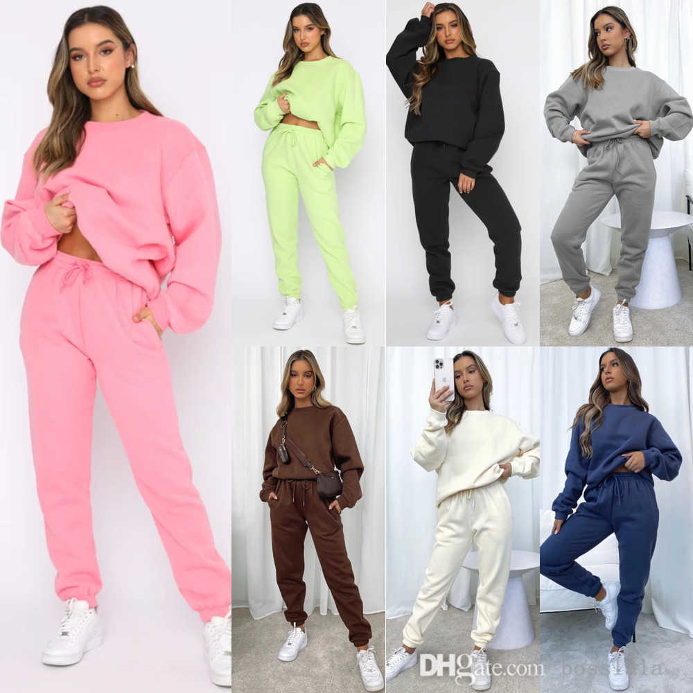Autumn Winter Women Tracksuits Sweatsuits 2 piece Set Solid Color Round Neck Pullover Hoodies Sweatpants Leisure Sports Suit, Brown
Autumn Winter Women Tracksuits Sweatsuits 2 piece Set Solid Color Round Neck Pullover Hoodies Sweatpants Leisure Sports Suit, Brown