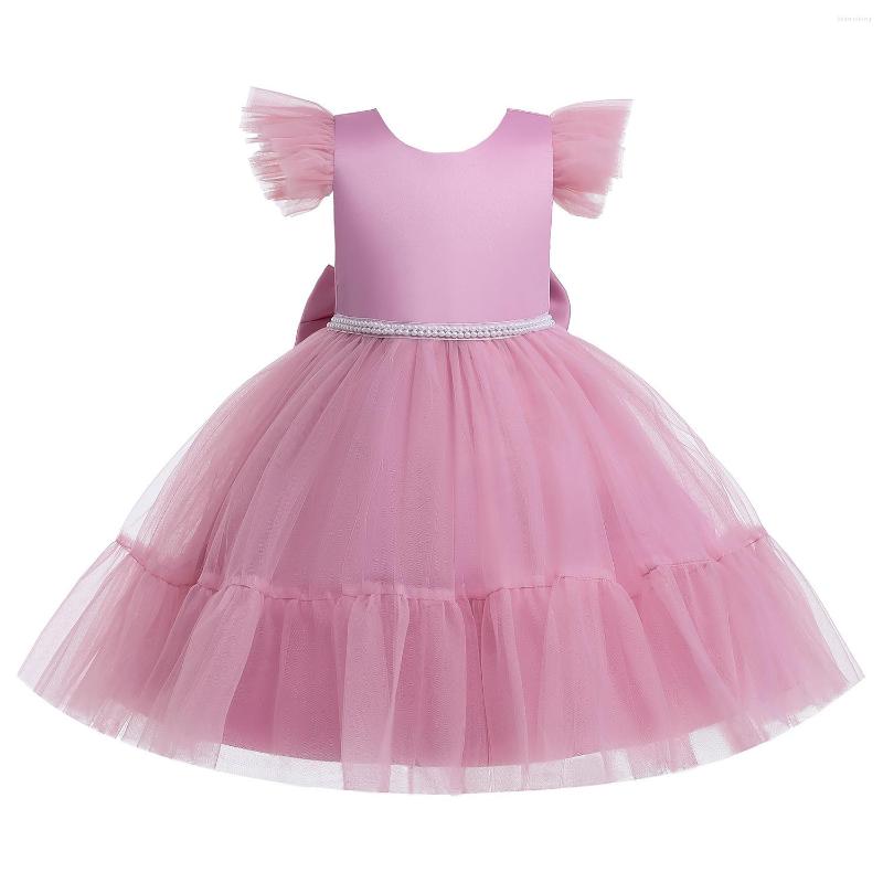 Girl Dresses Flower Skin Pink Cap Sleeves Dress For Girls Wedding Party Toddler Kids Brithday Children Clothing With Pearls, L5293-skin pink
Girl Dresses Flower Skin Pink Cap Sleeves Dress For Girls Wedding Party Toddler Kids Brithday Children Clothing With Pearls, L5293-skin pink