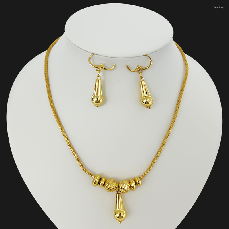 Necklace Earrings Set Dubai African Jewellery Gold Color Beads And Drop Bridal Weddings Birthday Party Accessories, Picture shown
Necklace Earrings Set Dubai African Jewellery Gold Color Beads And Drop Bridal Weddings Birthday Party Accessories, Picture shown
