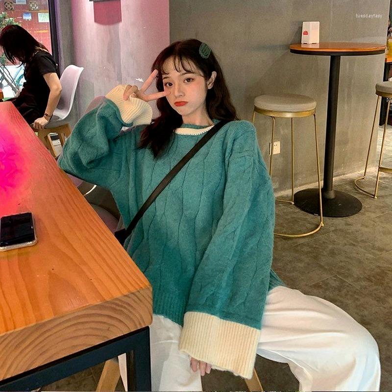Women' Sweaters Autumn And Winter Loose Lazy Sweater Cute Sweet Simple Long-sleeved All-match Blouse Plus Velvet Thick, Green
Women' Sweaters Autumn And Winter Loose Lazy Sweater Cute Sweet Simple Long-sleeved All-match Blouse Plus Velvet Thick, Green