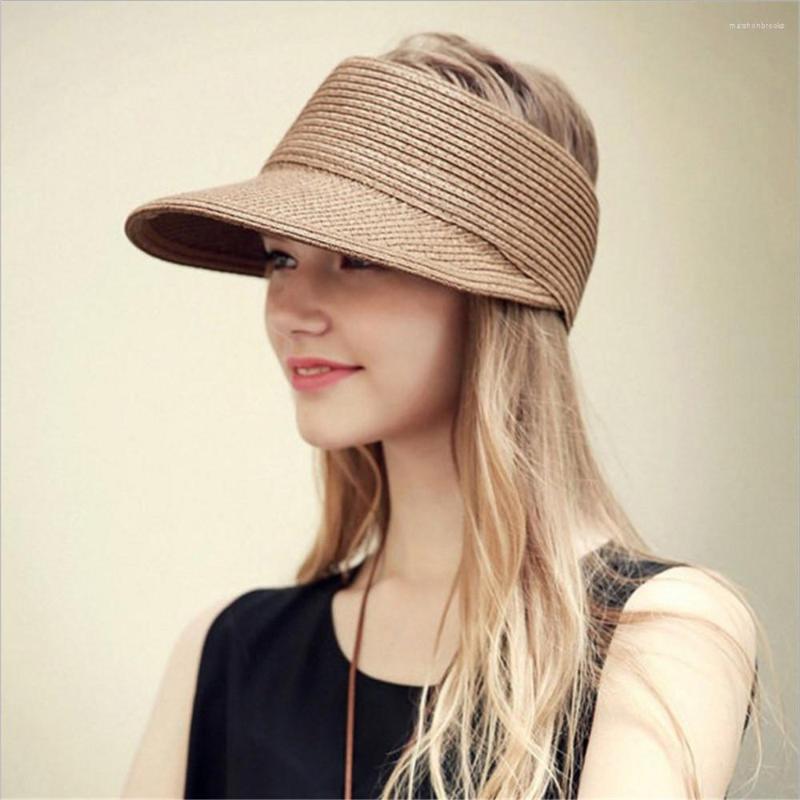 Berets 2022 Women's Summer Hat Foldable Portable Beach Straw Cap Sun Visors Protection Outdoor Sport Fishing Wide Brim Female, 3-khaki
Berets 2022 Women's Summer Hat Foldable Portable Beach Straw Cap Sun Visors Protection Outdoor Sport Fishing Wide Brim Female, 3-khaki