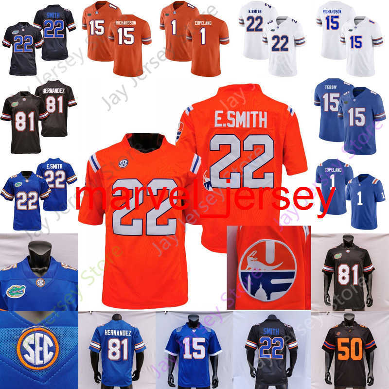 Custom College Florida Football Jersey Aaron Hernandez Tim Tebow Emmitt Smith Malik Davis Emory Jones Richardson Jacob Copeland Torrence II, Blue iv
Custom College Florida Football Jersey Aaron Hernandez Tim Tebow Emmitt Smith Malik Davis Emory Jones Richardson Jacob Copeland Torrence II, Blue iv