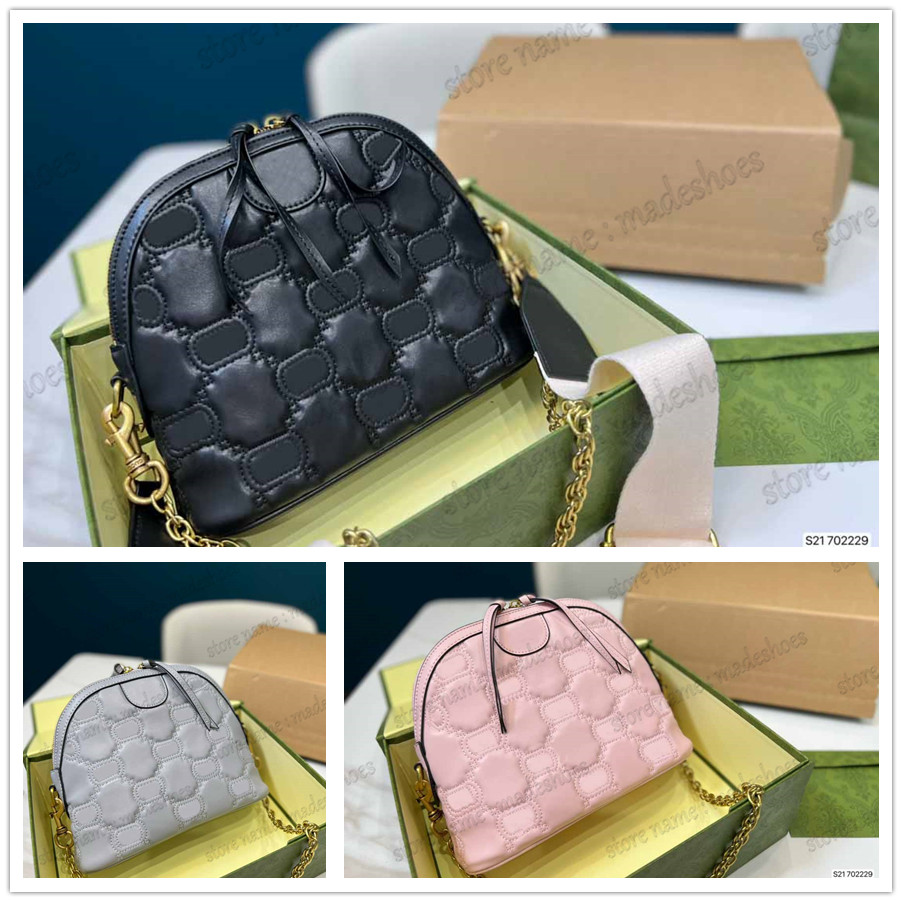 2022 Matelasse Leather Handbag Women's Bags Luxury Designer Shell Bag Fashion Embroidery Quilting Chain Crossbody Bags Retro Shoulder Tote 702229, #1
2022 Matelasse Leather Handbag Women's Bags Luxury Designer Shell Bag Fashion Embroidery Quilting Chain Crossbody Bags Retro Shoulder Tote 702229, #1