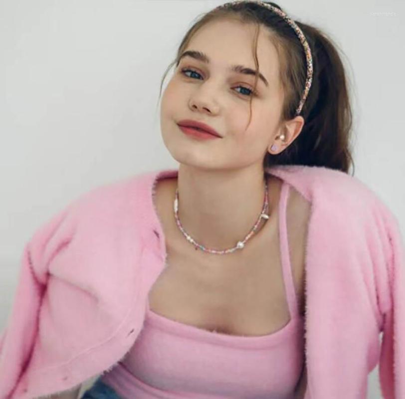 Chains Niche High-end Korean Pink Special-shaped Baroque Pearl Beaded Stacked Collarbone Chain Summer Girl Sweet Necklace
Chains Niche High-end Korean Pink Special-shaped Baroque Pearl Beaded Stacked Collarbone Chain Summer Girl Sweet Necklace