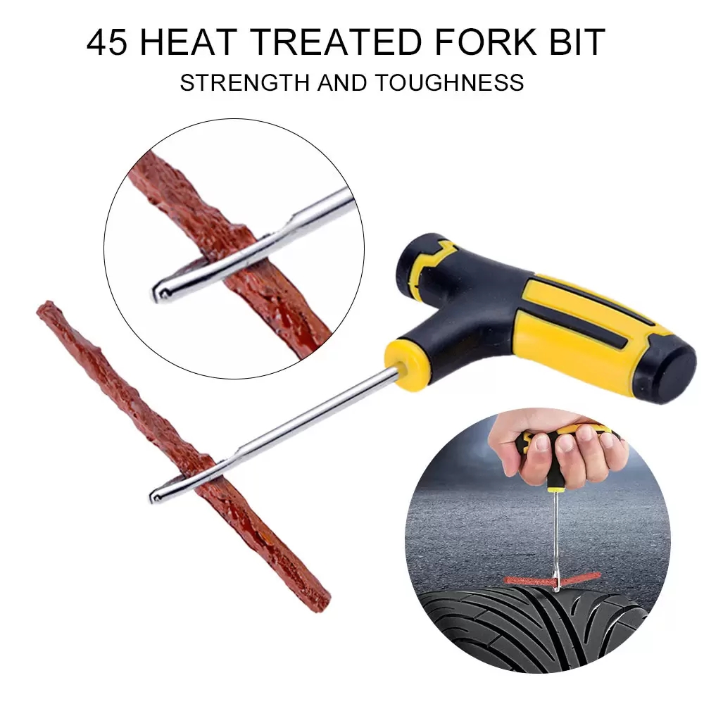 Motorcycle Auto Tire Faster Repair Tools Kits Motor Bicycle Tubeless Tyre Puncture Plug Auto Accessories