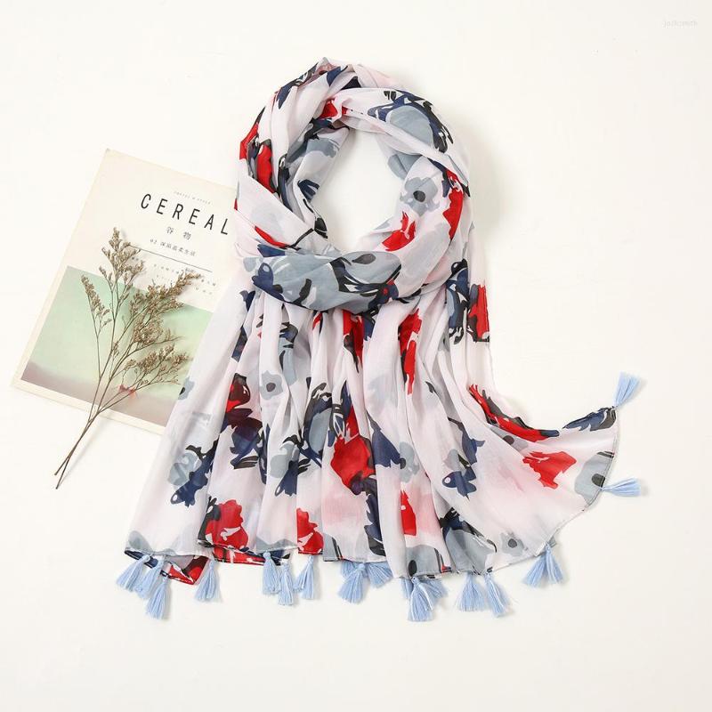 Scarves 90 186cmLittle Fresh Cotton Print Tassel Shawl Summer Sunscreen Bohemian Style Beautiful Silk Scarf Pashmina
Scarves 90 186cmLittle Fresh Cotton Print Tassel Shawl Summer Sunscreen Bohemian Style Beautiful Silk Scarf Pashmina