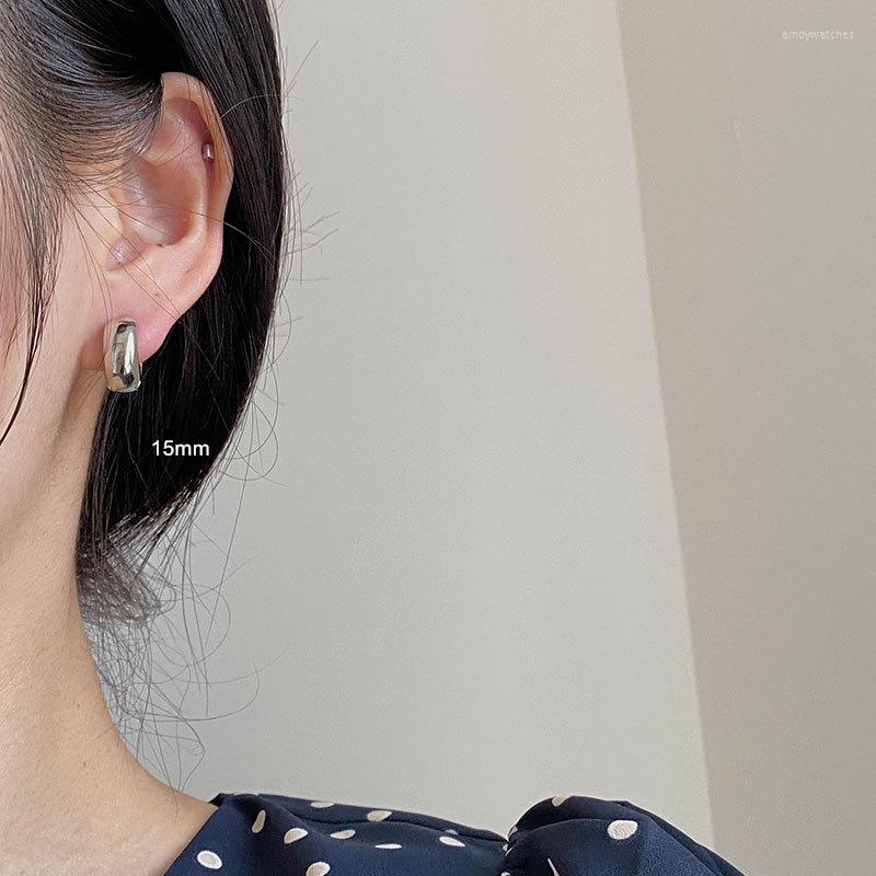 Hoop Earrings 925 Sterling Silver Earring Fashion Glossy Round Exaggerated Ear Cuffs Ring Temperament High Sense Wild Women Girl Jewel
Hoop Earrings 925 Sterling Silver Earring Fashion Glossy Round Exaggerated Ear Cuffs Ring Temperament High Sense Wild Women Girl Jewel