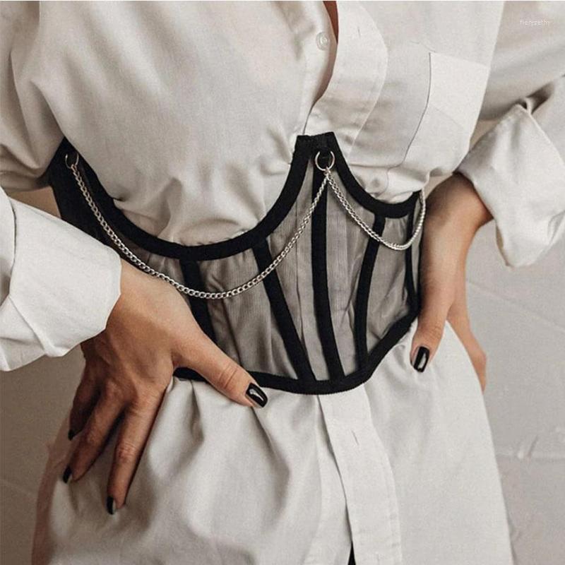 Belts 1Pcs Sexy Mesh See-through Fishbone Female Waist Corset Belt Wide Women Fashion Slimming Waistband Adjustable Dress Girdle, Black
Belts 1Pcs Sexy Mesh See-through Fishbone Female Waist Corset Belt Wide Women Fashion Slimming Waistband Adjustable Dress Girdle, Black