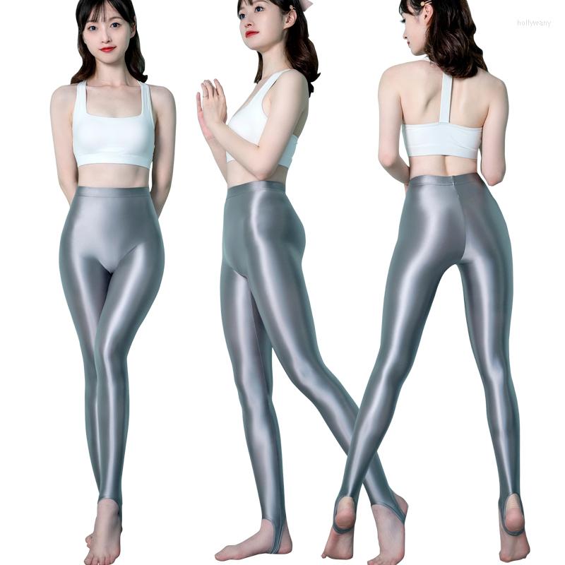 Active Pants Sexy Women High Waist Satin Silky Leggings Yoga Bodybuilding Tight Foot Seamless One-piece Pantyhose Glossy, Orange
Active Pants Sexy Women High Waist Satin Silky Leggings Yoga Bodybuilding Tight Foot Seamless One-piece Pantyhose Glossy, Orange