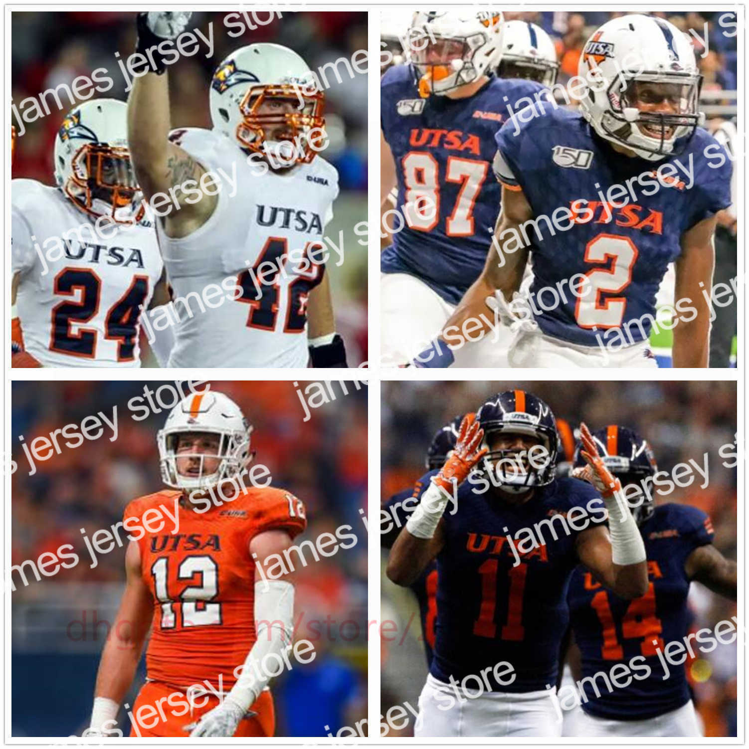 American College Football Wear American College Football Wear Custom UTSA Roadrunners Football Jersey DeQuarius Henry Lorenzo Dantzler NCAA College David Morgan, Orange
American College Football Wear American College Football Wear Custom UTSA Roadrunners Football Jersey DeQuarius Henry Lorenzo Dantzler NCAA College David Morgan, Orange