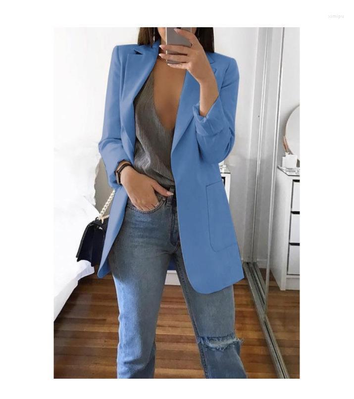 

Women's Suits Women Chic Office Lady Plus Size 5XL Blazer Coats Vintage Coat Fashion Notched Collar Long Sleeve Ladies Outerwear Stylish, 10