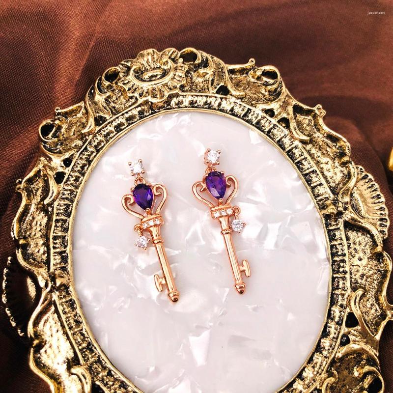 Stud Earrings LAMOON Crown Key Earring 6x4mm 0.4ct Natural Teardrop Amethyst 925 Sterling Silver Jewelry S925 LMEI045
Stud Earrings LAMOON Crown Key Earring 6x4mm 0.4ct Natural Teardrop Amethyst 925 Sterling Silver Jewelry S925 LMEI045