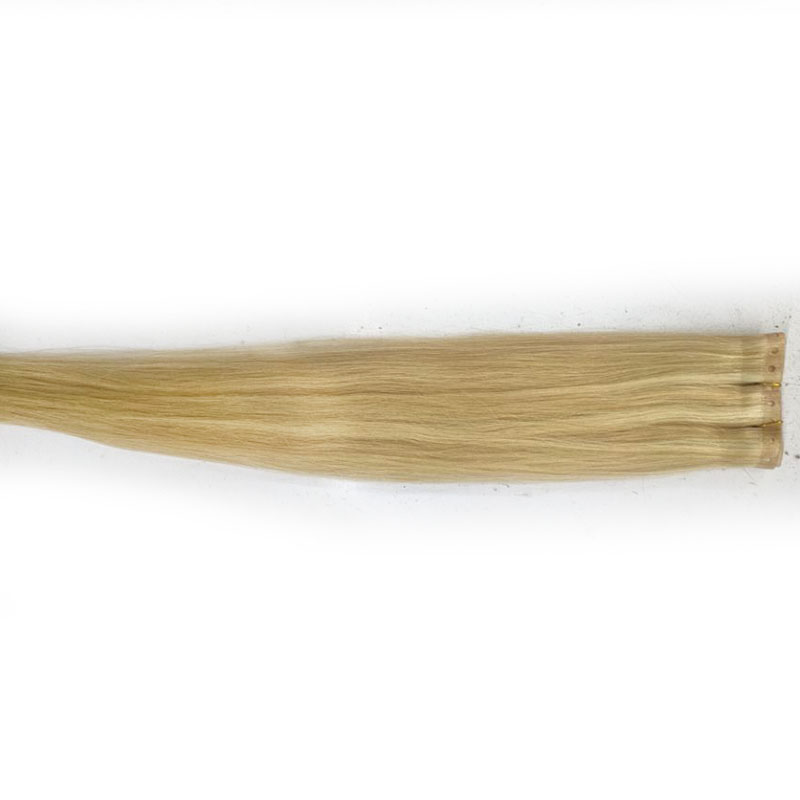 Top selling remy skin weft hair 100Gram european hair tape in humanhair extensions with holes 100g 3pcs